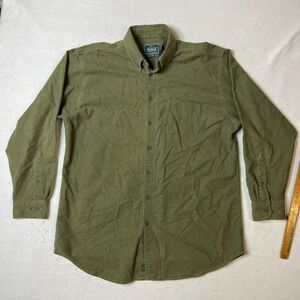 Woolrich Olive Green Casual Button Down Shirt